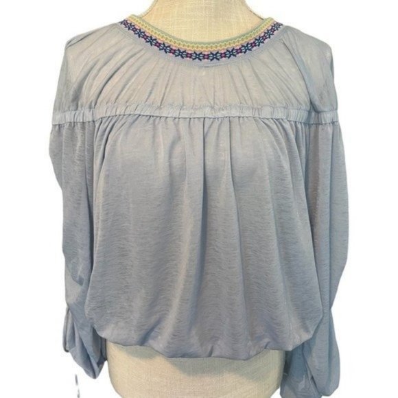 Free People Movement Sun Blissed Pullover Ruched Workout Top Size medium - Picture 3 of 14